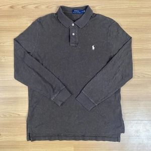 Polo Ralph Lauren Men’s Brown Quarter Zip Sweater Size Large